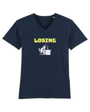 Gamer Life losing (uneori mai și pierdem) alb French Navy