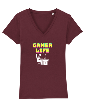 Gamer Life boy (viața de gamer băiat)  Burgundy