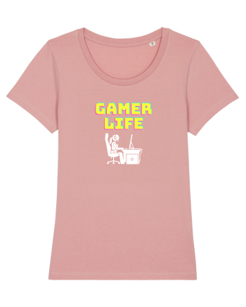 Gamer Life Girl (viața de gamer fete)  Canyon Pink