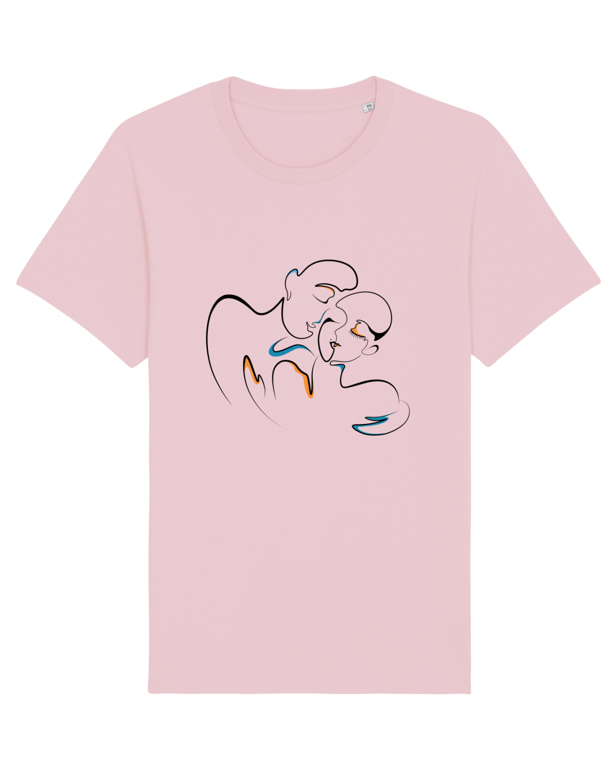 Tricou mânecă scurtă Unisex Rocker Cotton Pink