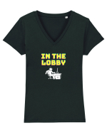 Gamer Life in the lobby (așteptând în lobby)  Tricou mânecă scurtă guler V Damă Evoker