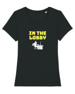 Gamer Life in the lobby (așteptând în lobby)  Tricou mânecă scurtă guler larg fitted Damă Expresser