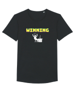 Gamer Life Winning (viața de gamer când câștigi)  Tricou mânecă scurtă guler larg Bărbat Skater