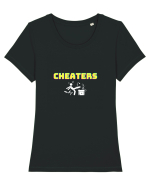 Gamer Life cheaters (când joci cu trișori)  Tricou mânecă scurtă guler larg fitted Damă Expresser