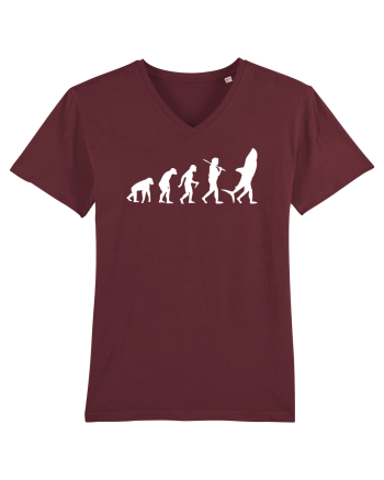 Evolution into shark Burgundy