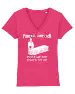 Funeral director Tricou mânecă scurtă guler V Damă Evoker