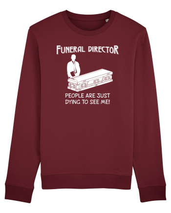 Funeral director Burgundy