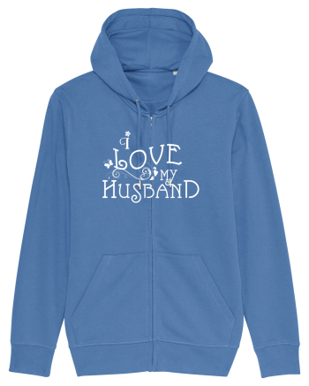 I love my husband Bright Blue
