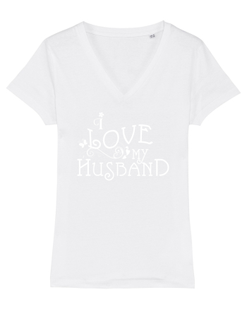 I love my husband White