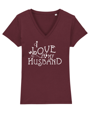 I love my husband Burgundy