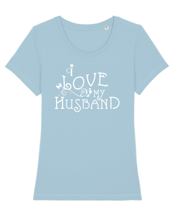 I love my husband Sky Blue