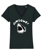 JAWSOME Tricou mânecă scurtă guler V Damă Evoker