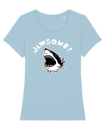 JAWSOME Tricou mânecă scurtă guler larg fitted Damă Expresser
