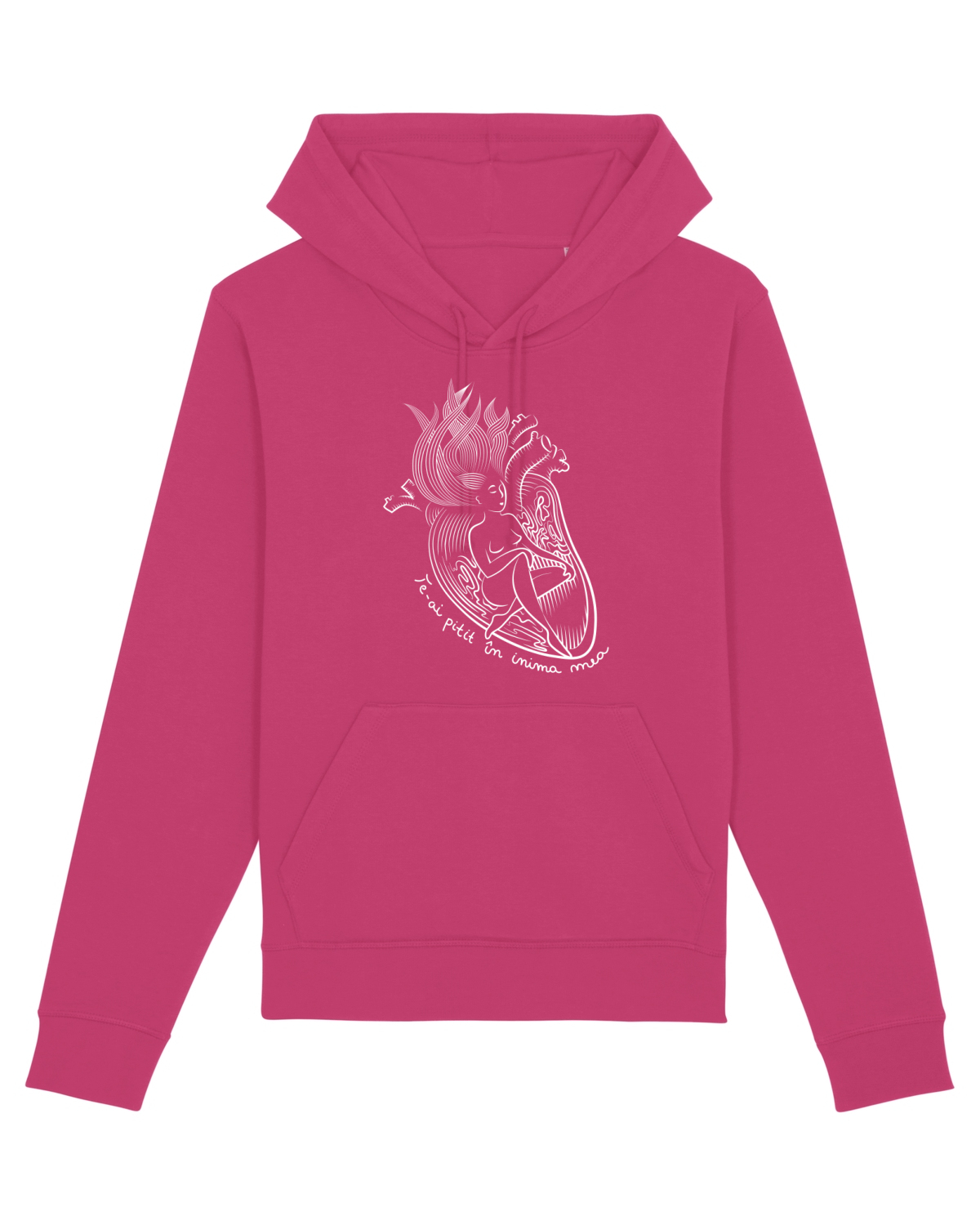 Hanorac Unisex Drummer Raspberry