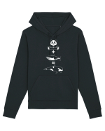 Panda plus Rechin egal Orca Hanorac Unisex Drummer
