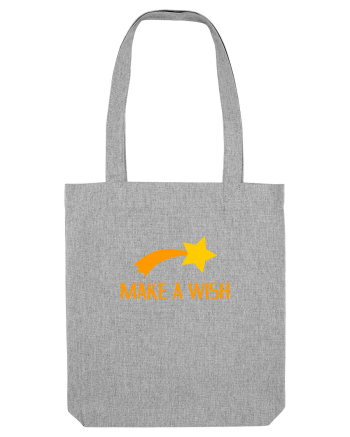 Cute Falling Star, Make a Wish Heather Grey