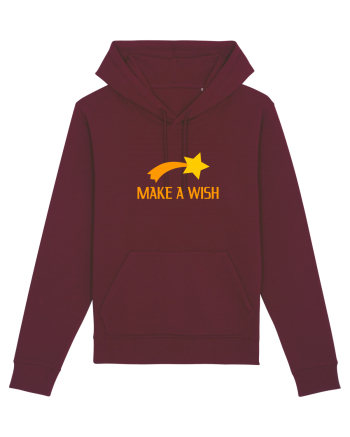 Cute Falling Star, Make a Wish Burgundy