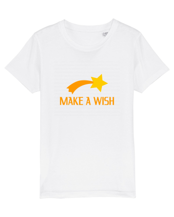 Cute Falling Star, Make a Wish White