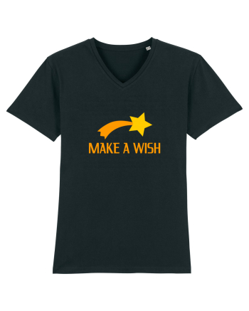 Cute Falling Star, Make a Wish Black