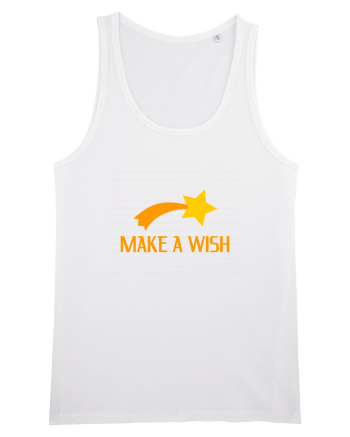Cute Falling Star, Make a Wish White