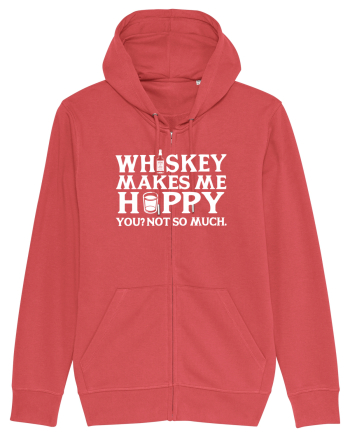 Whiskey makes me happy Carmine Red
