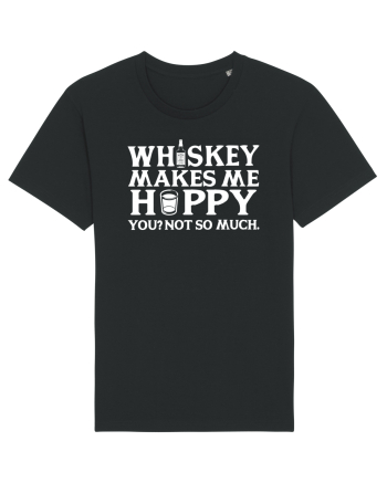 Whiskey makes me happy Black