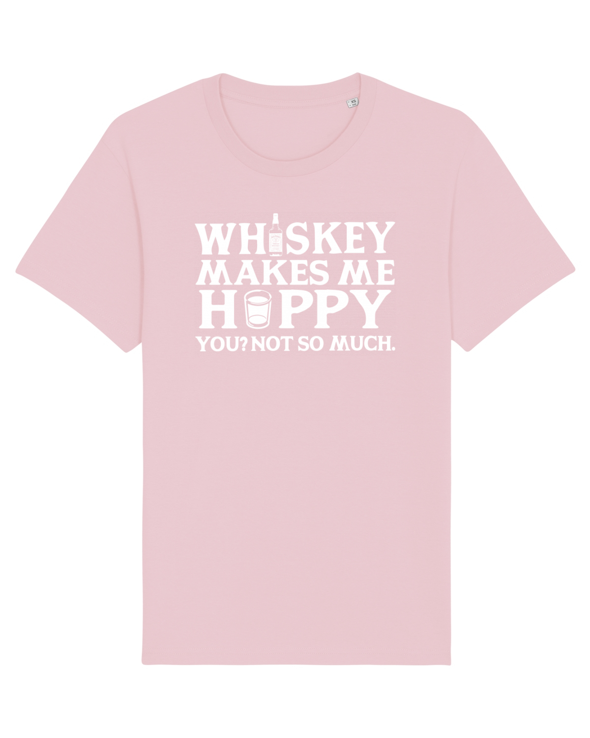 Tricou mânecă scurtă Unisex Rocker Cotton Pink