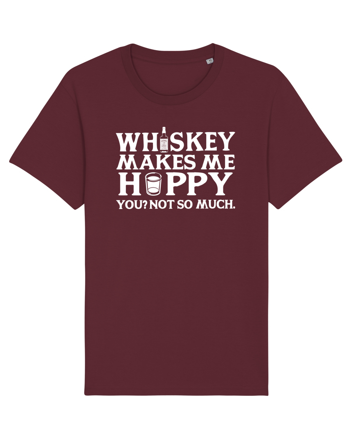 Tricou mânecă scurtă Unisex Rocker Burgundy