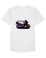 Stereoscopic Transalp  Tricou mânecă scurtă guler larg Bărbat Skater