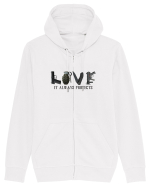 LOVE WEAPONS Hanorac cu fermoar Unisex Connector