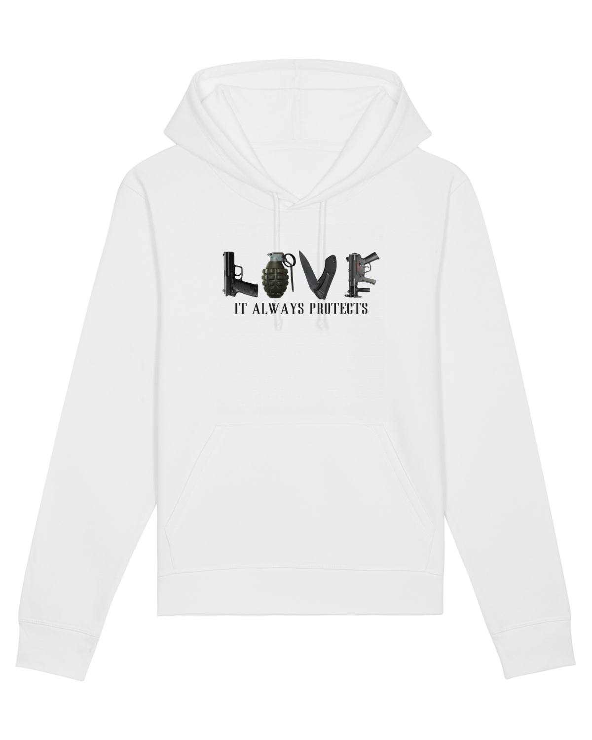 Hanorac Unisex Drummer White