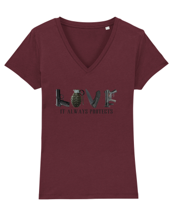 LOVE WEAPONS Burgundy