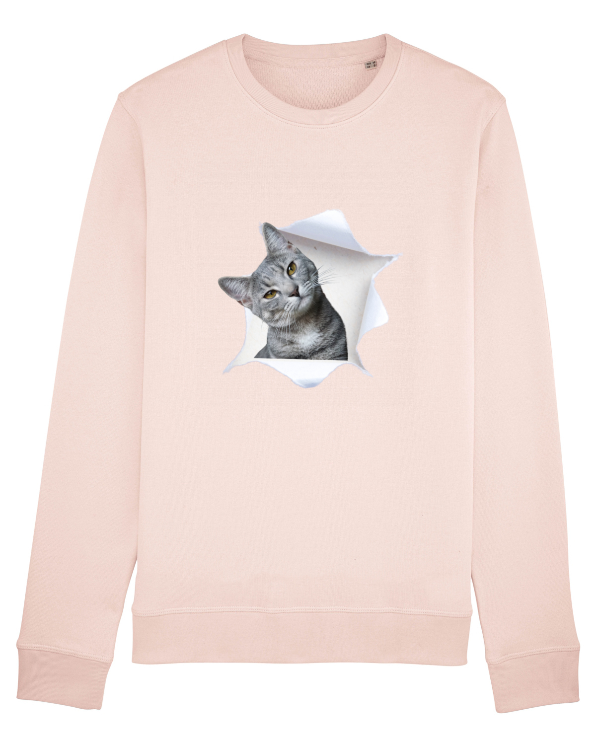 Bluză mânecă lungă Unisex Rise Candy Pink