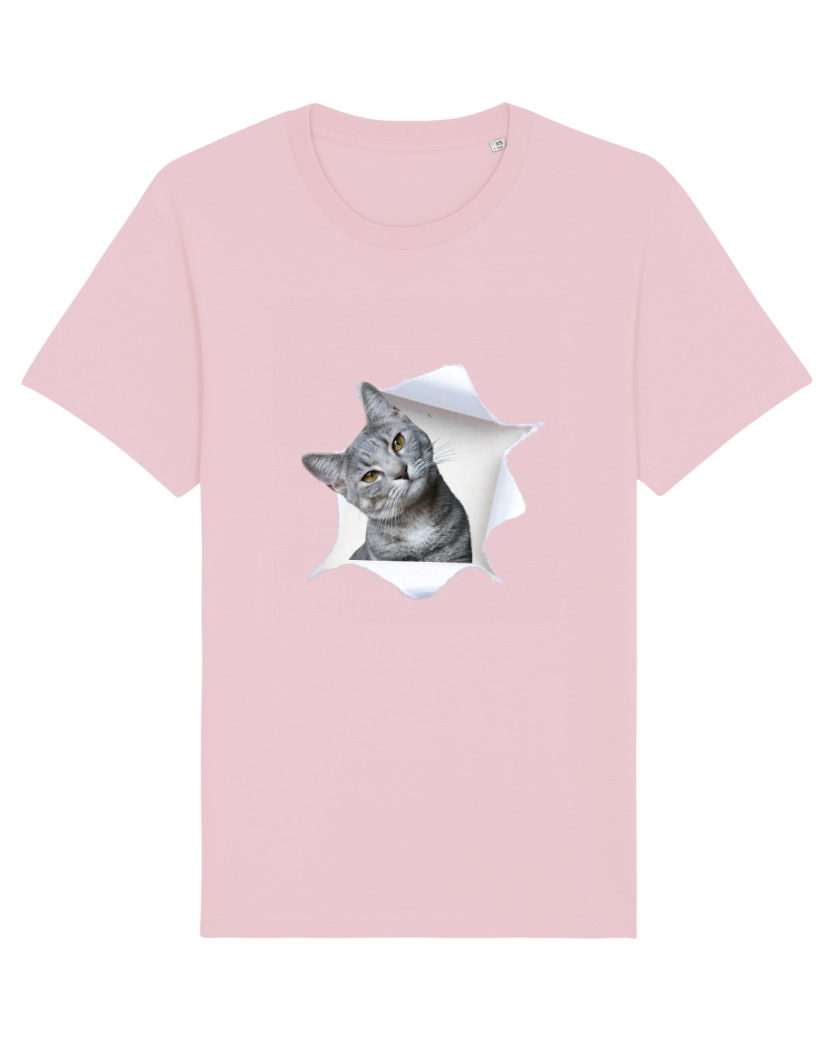 Tricou mânecă scurtă Unisex Rocker Cotton Pink