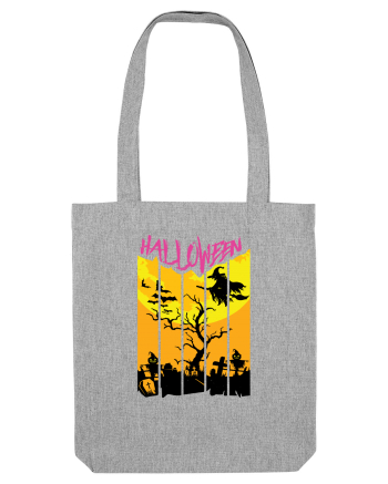 Halloween Flying Witch Heather Grey