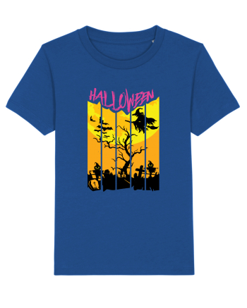Halloween Flying Witch Majorelle Blue