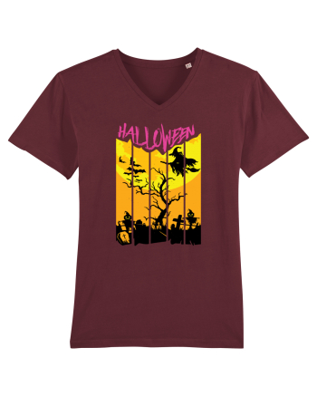 Halloween Flying Witch Burgundy