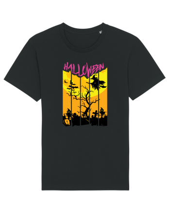 Halloween Flying Witch Black