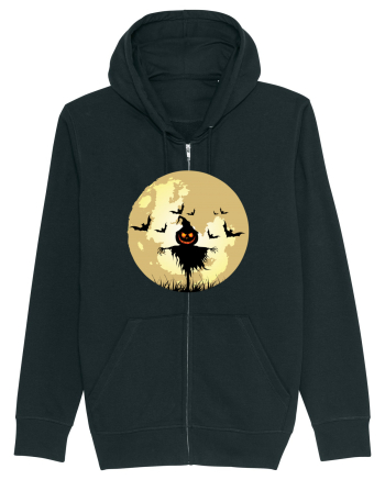 Halloween Full Moon Scary Pumpkin Black