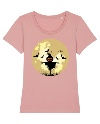 Halloween Full Moon Scary Pumpkin Canyon Pink
