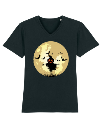 Halloween Full Moon Scary Pumpkin Black