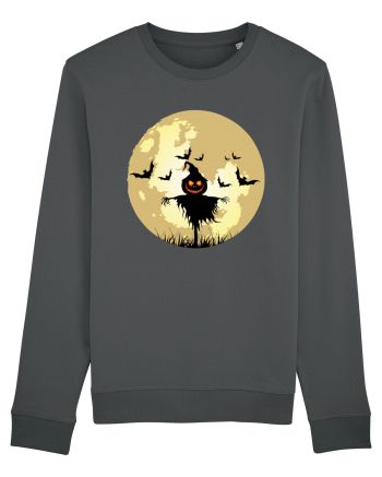 Halloween Full Moon Scary Pumpkin Anthracite