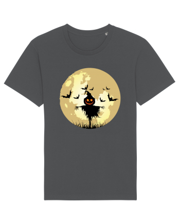 Halloween Full Moon Scary Pumpkin Anthracite