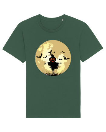 Halloween Full Moon Scary Pumpkin Bottle Green