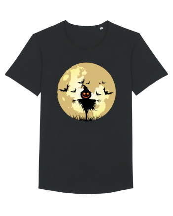 Halloween Full Moon Scary Pumpkin Black