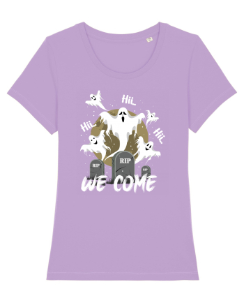 Halloween Funny Creepy Ghost Lavender Dawn