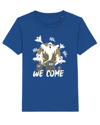 Halloween Funny Creepy Ghost Majorelle Blue