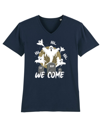 Halloween Funny Creepy Ghost French Navy