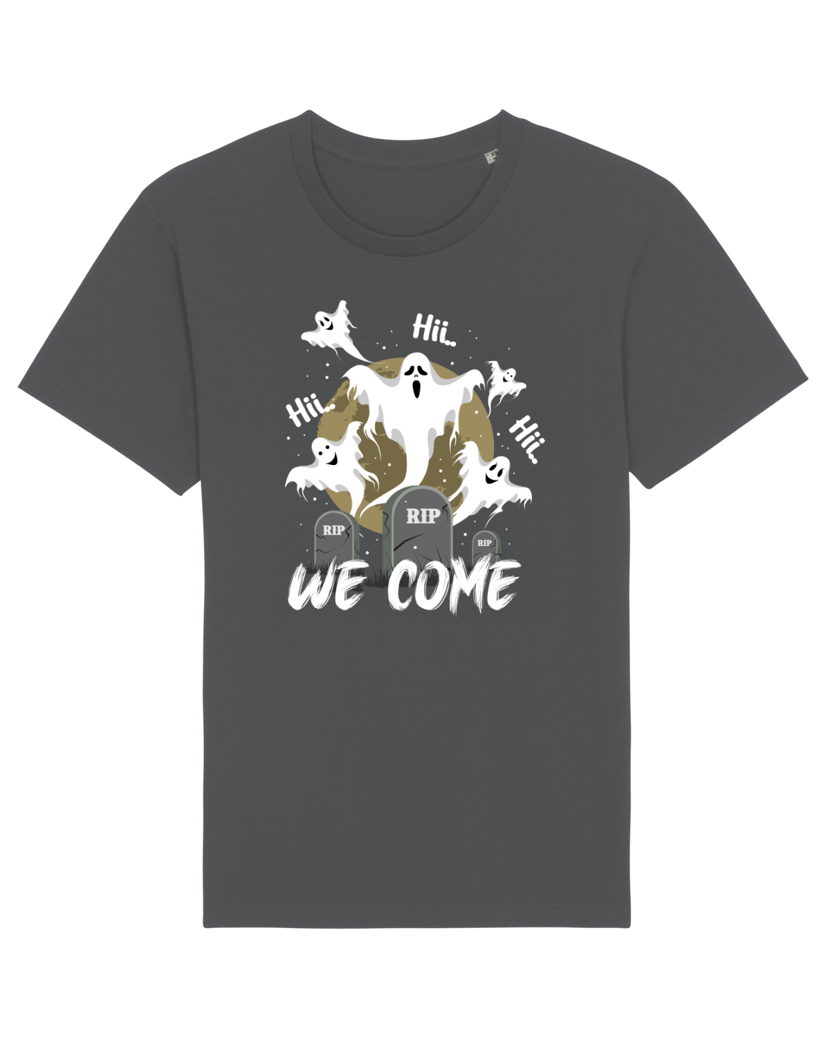 Tricou mânecă scurtă Unisex Rocker Anthracite