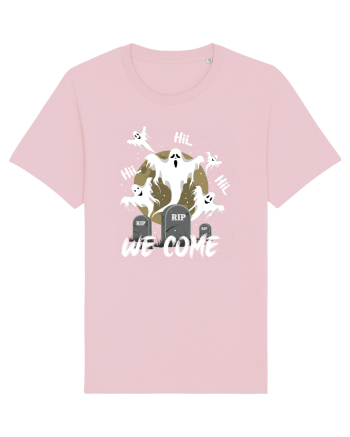 Halloween Funny Creepy Ghost Cotton Pink
